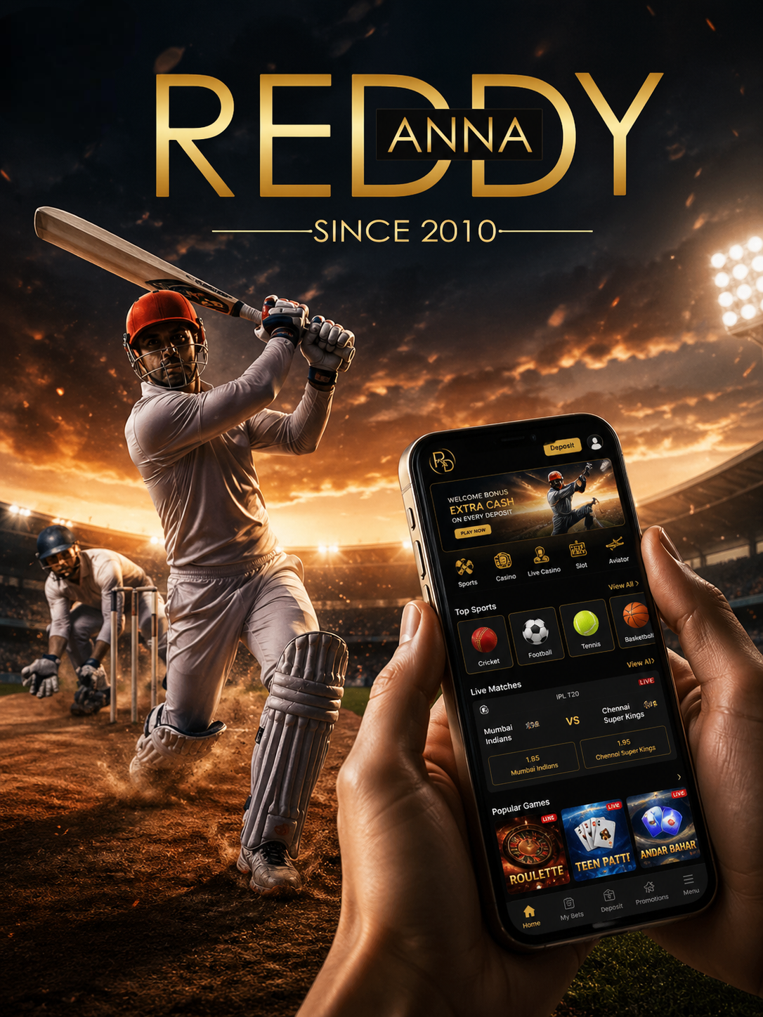 Reddy Anna Book Betting Action