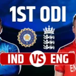 India vs England 1st ODI