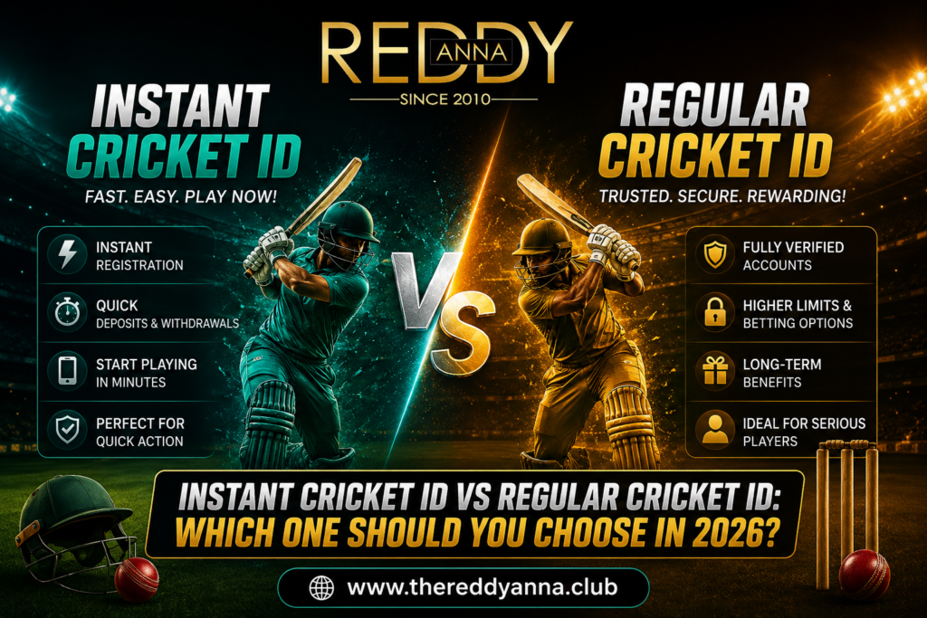 Instant Cricket ID vs Regular Cricket ID