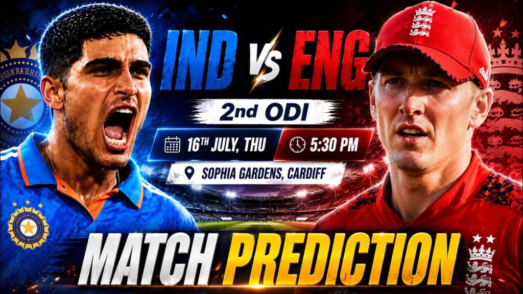 England vs India 2nd ODI