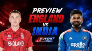 England vs India 5th T20I