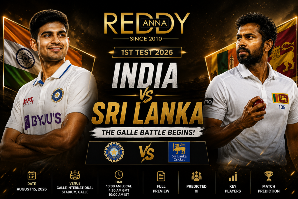 Sri Lanka vs India 1st Test